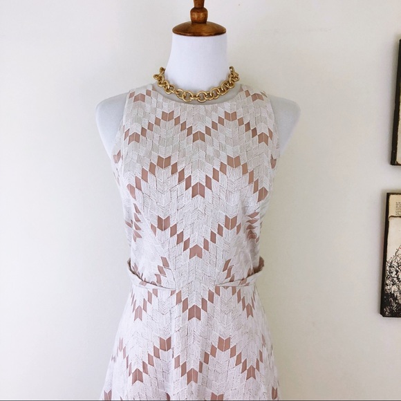 STYLESTALKER Miranda A-line dress in Blanc NWT L - Picture 3 of 8